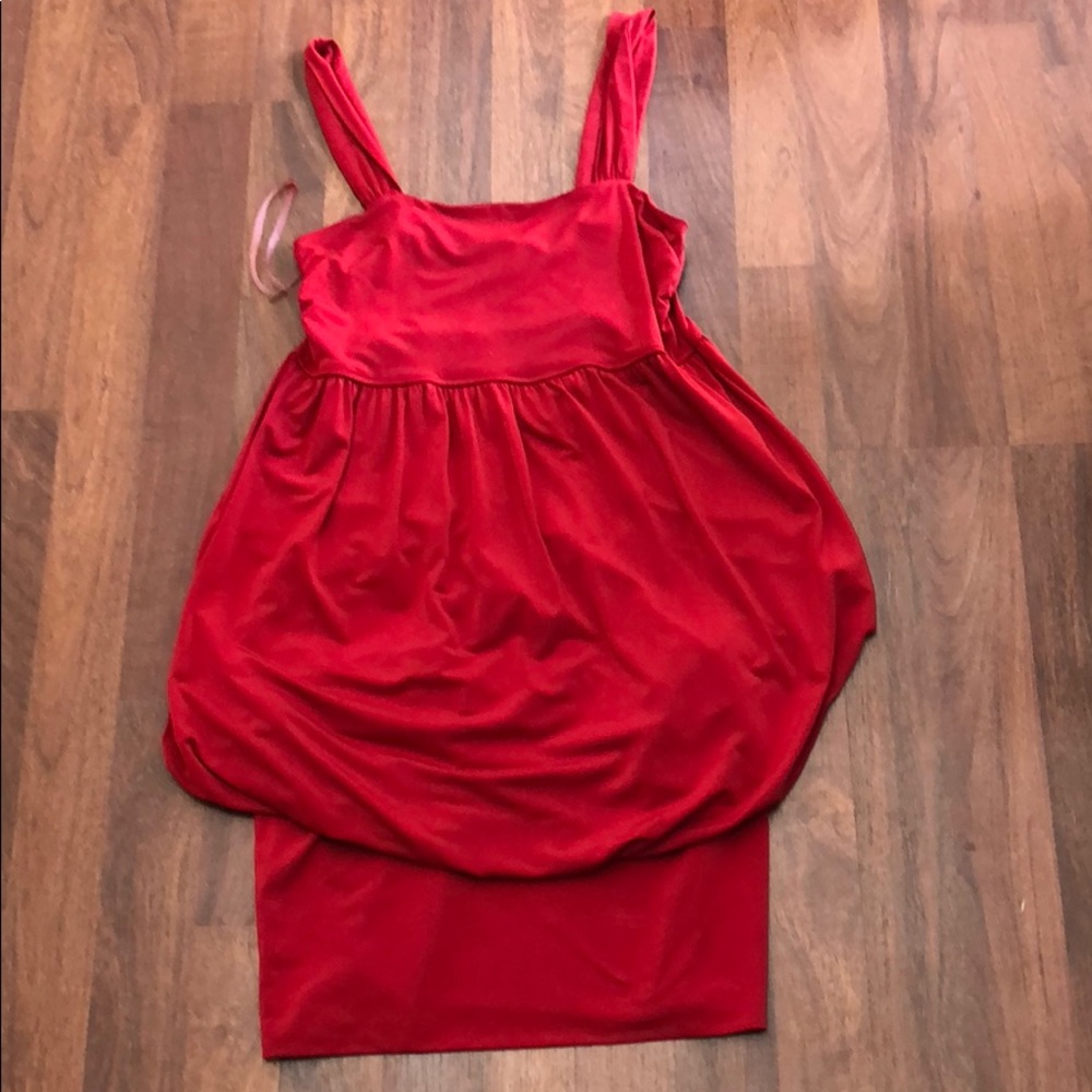 Red Banded Dress - Size L